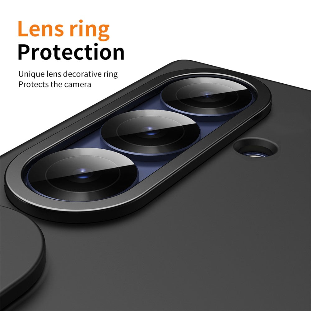 For Samsung Galaxy Z Fold7 5G Case Kickstand Wristband Hard PC Phone Cover - Black