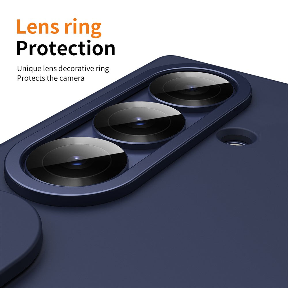 For Samsung Galaxy Z Fold7 5G Case Kickstand Wristband Hard PC Phone Cover - Blue