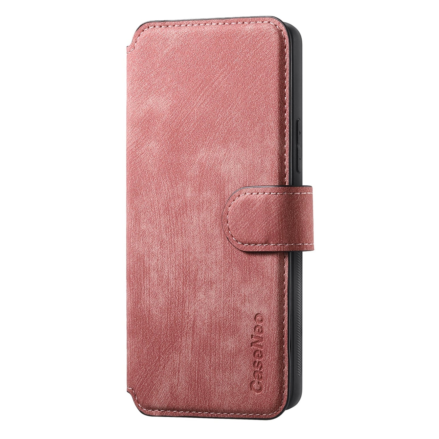 For Oppo Reno13 F 5G Magnetic Case CASENEO Detachable Leather Phone Wallet Cover - Pink