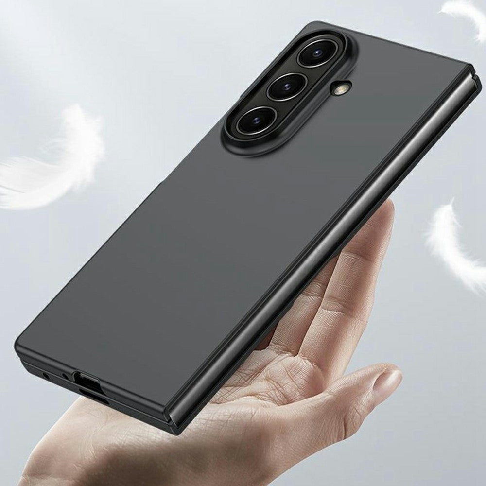 For Samsung Galaxy Z Fold7 5G Case Skin-Touch Texture Hard PC Folding Phone Cover - Dark Green