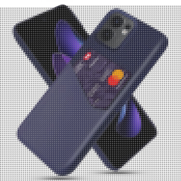For Oppo Reno13 F 5G Case PU Leather Cloth Texture Hard PC Phone Cover with Card Holder - Blue