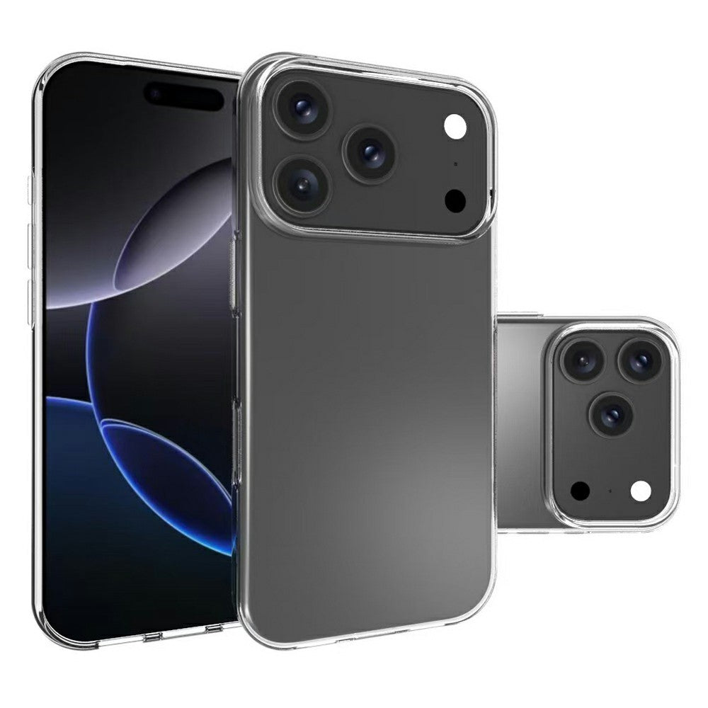 For iPhone 17 Pro Max Case Anti-Fingerprint Crystal Clear TPU Phone Cover