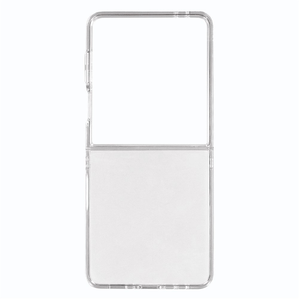 For Samsung Galaxy Z Flip7 5G Case Slim Hard PC Shockproof Phone Back Cover - Transparent