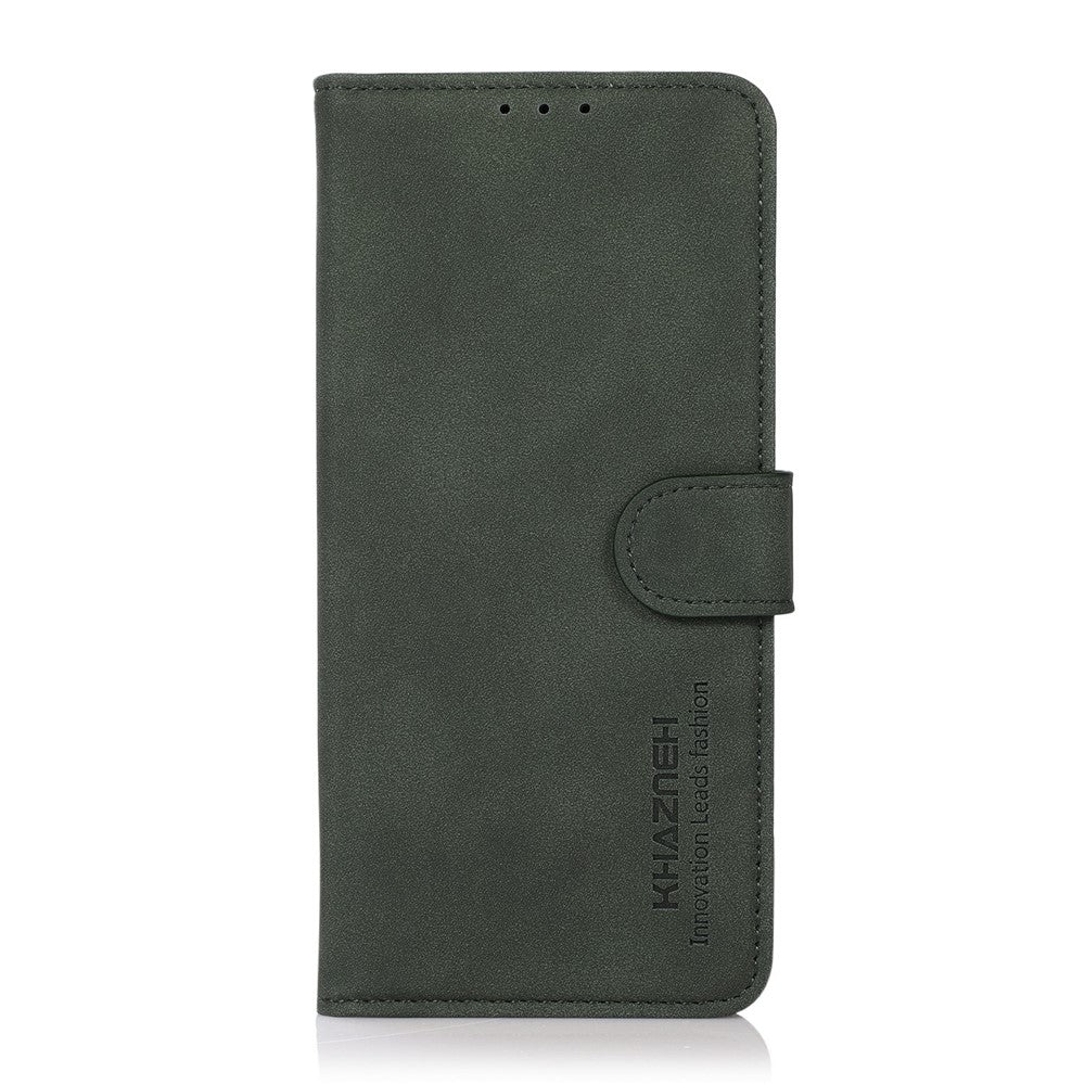 KHAZNEH For iPhone 17 Pro Max Case PU Leather Wallet Stand Phone Cover - Green