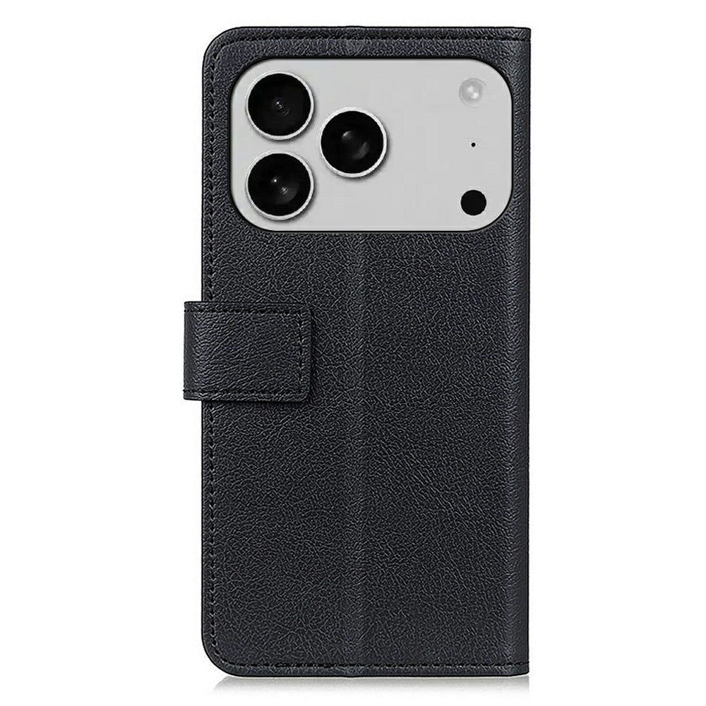 For iPhone 17 Pro Max Case PU Leather Stand Wallet Phone Cover