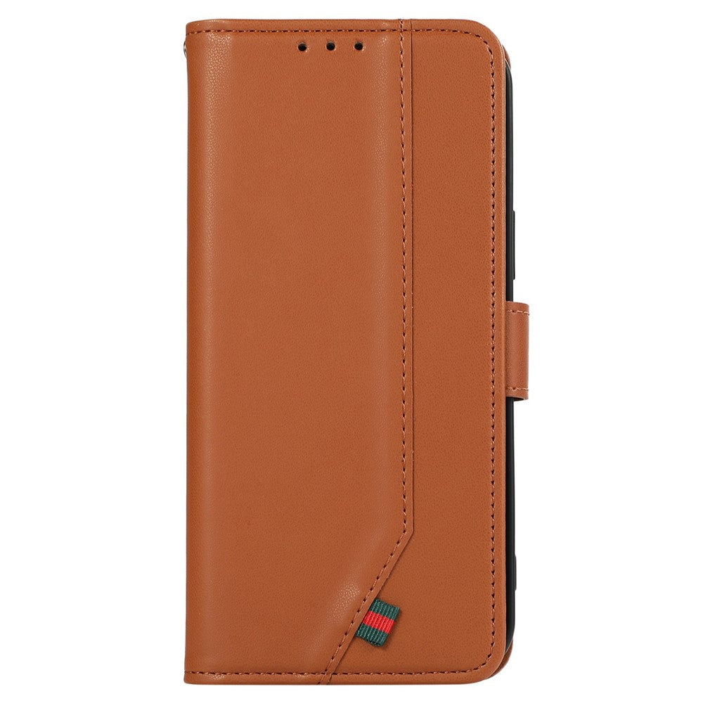 For iPhone 17 Pro Max Case RFID Blocking Flip Leather Phone Cover - Brown