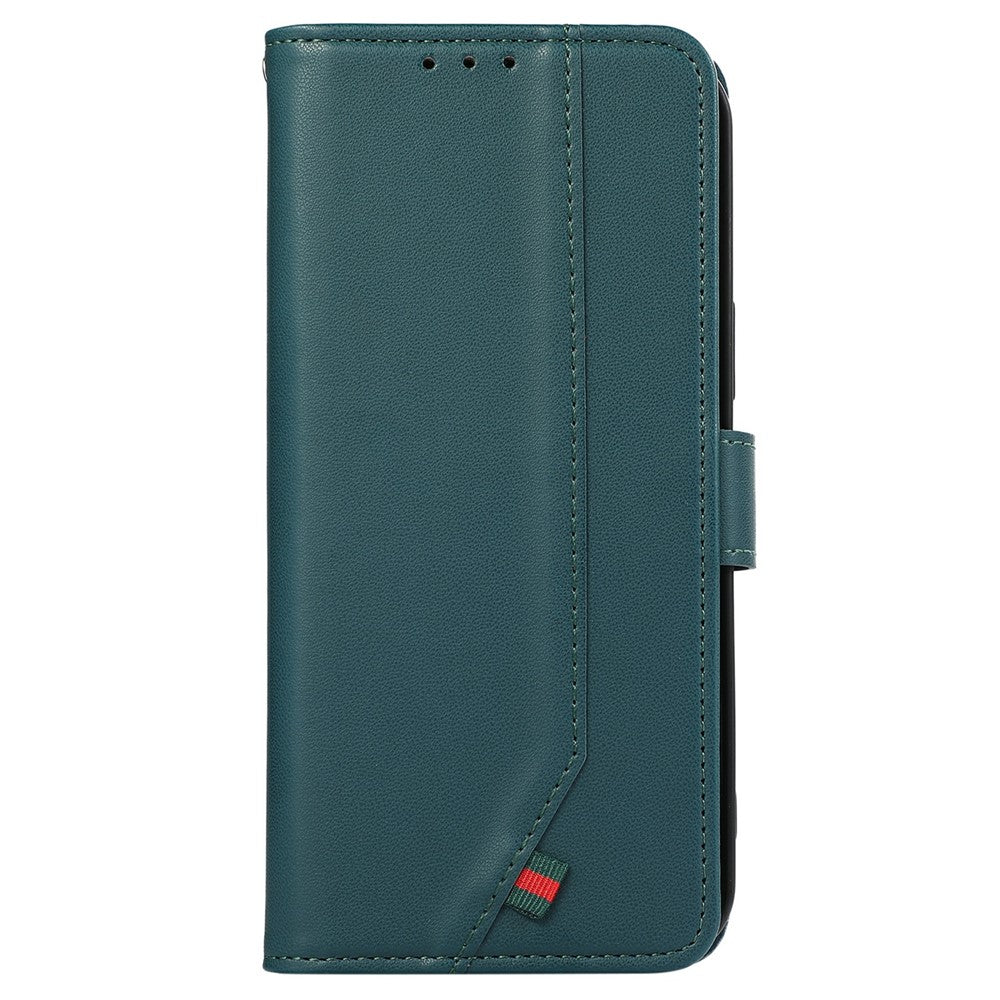 For iPhone 17 Pro Max Case RFID Blocking Flip Leather Phone Cover - Green