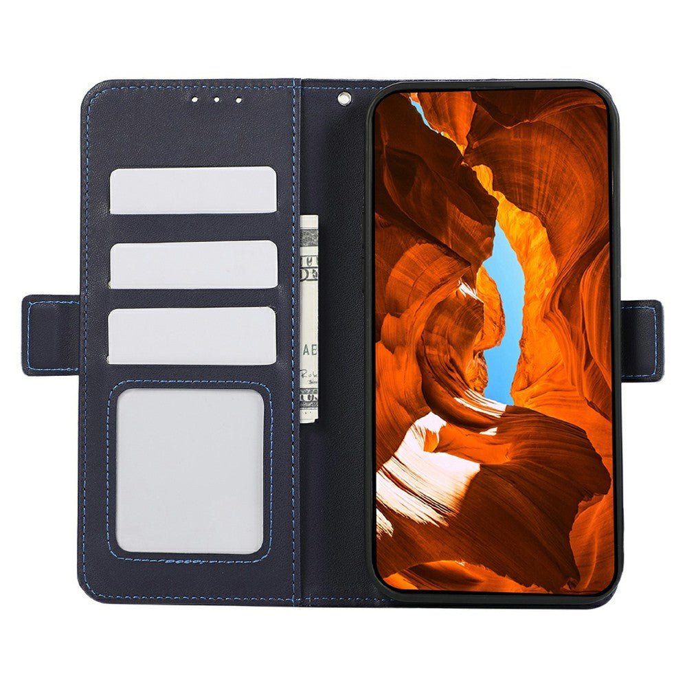 ABEEL For iPhone 17 Pro Max Case Leather Phone Cover with RFID Blocking Wallet - Blue