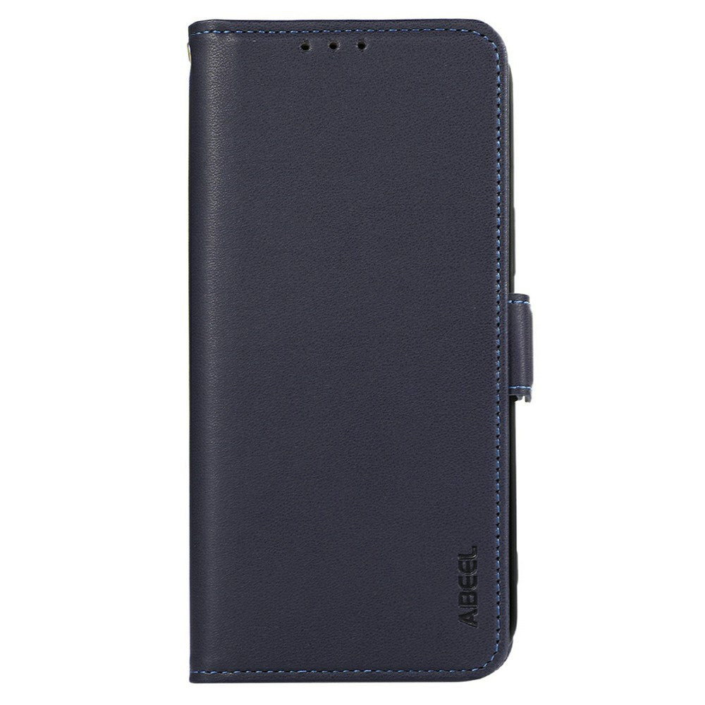 ABEEL For iPhone 17 Pro Max Case Leather Phone Cover with RFID Blocking Wallet - Blue