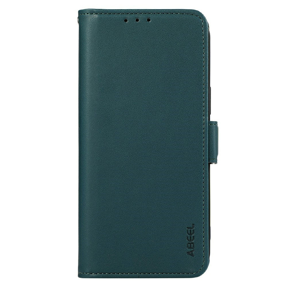 ABEEL For iPhone 17 Pro Max Case Leather Phone Cover with RFID Blocking Wallet - Green