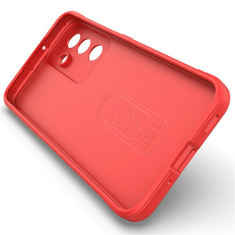 For Samsung Galaxy M56 5G Case Anti-Drop Soft TPU Rugged Phone Back Cover - Red