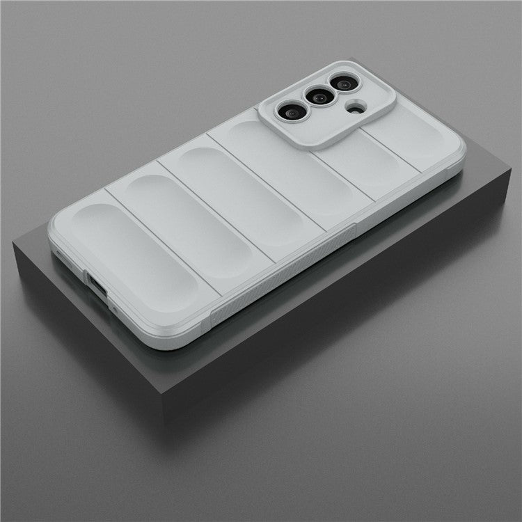 For Samsung Galaxy M56 5G Case Anti-Drop Soft TPU Rugged Phone Back Cover - Light Grey