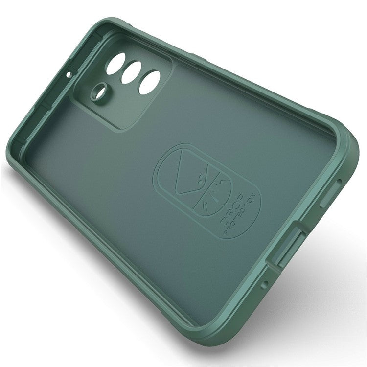 For Samsung Galaxy M56 5G Case Anti-Drop Soft TPU Rugged Phone Back Cover - Green