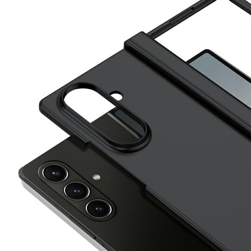 ABEEL For Samsung Galaxy Z Fold7 5G Case Skin Feel PC Phone Cover with Hinge Protection - White