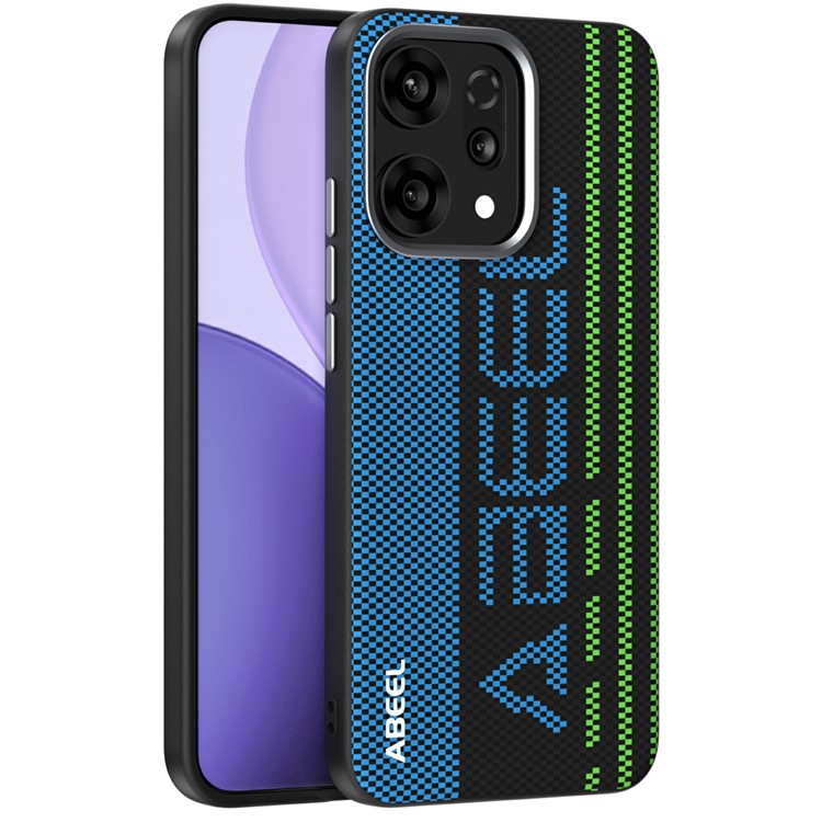 ABEEL For Oppo Reno14 5G (Global) Case Compatible with MagSafe Printed PC TPU Aluminum Alloy Leather Phone Cover - Outstanding No. 1
