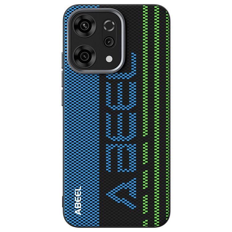 ABEEL For Oppo Reno14 5G (Global) Case Compatible with MagSafe Printed PC TPU Aluminum Alloy Leather Phone Cover - Outstanding No. 1