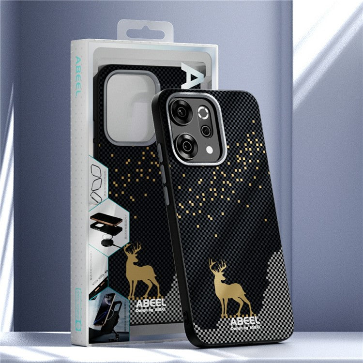 ABEEL For Oppo Reno14 5G (Global) Case Compatible with MagSafe Ultra Slim PC TPU Phone Back Cover - Deer