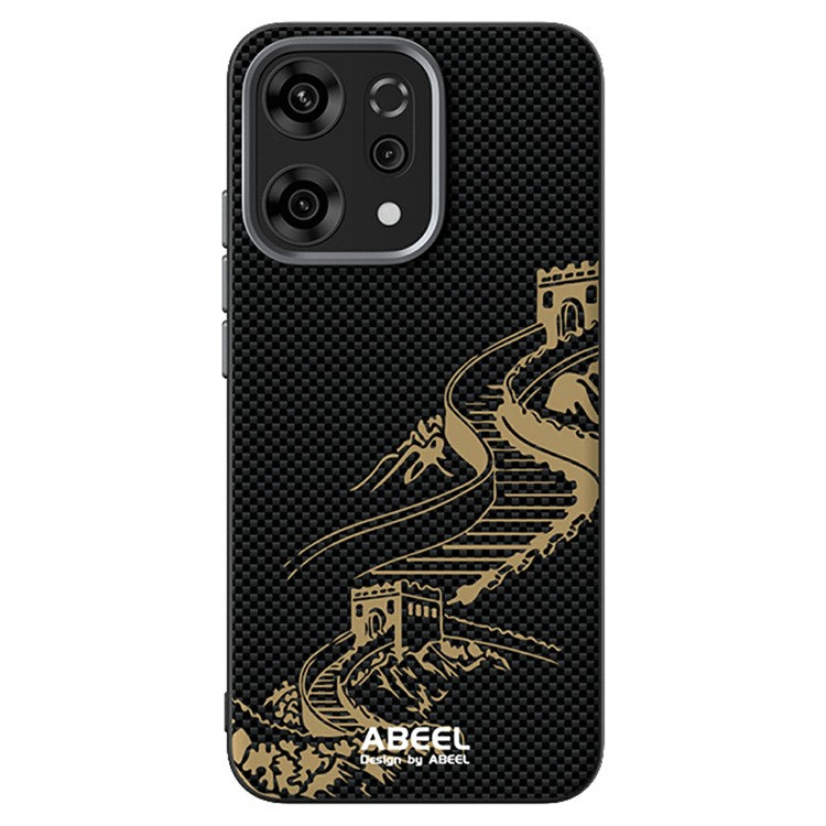 ABEEL For Oppo Reno14 5G (Global) Case Compatible with MagSafe Ultra Slim PC TPU Phone Back Cover - The Great Wall