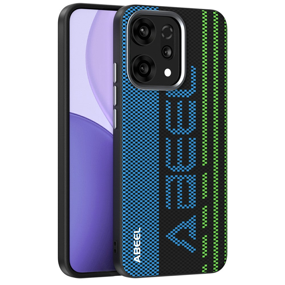 ABEEL For Oppo Reno14 Pro 5G (Global) Case Compatible with MagSafe Printed PC TPU Aluminum Alloy Leather Phone Cover - Outstanding No. 1