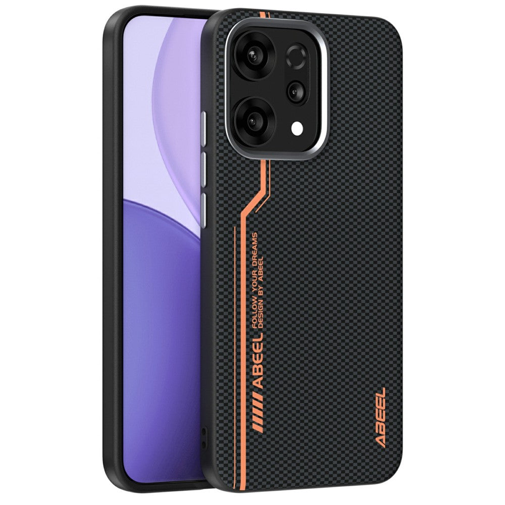 ABEEL For Oppo Reno14 Pro 5G (Global) Case Compatible with MagSafe Printed PC TPU Aluminum Alloy Leather Phone Cover - Outstanding No. 2
