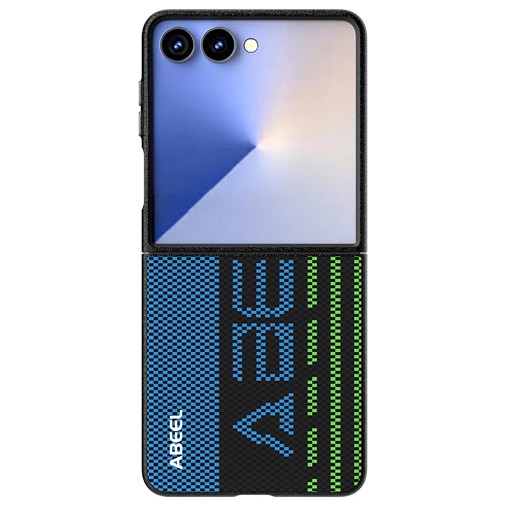 ABEEL For Samsung Galaxy Z Flip7 5G Case Compatible with MagSafe Printed PC Aluminum Alloy Leather Phone Cover - Outstanding No. 1