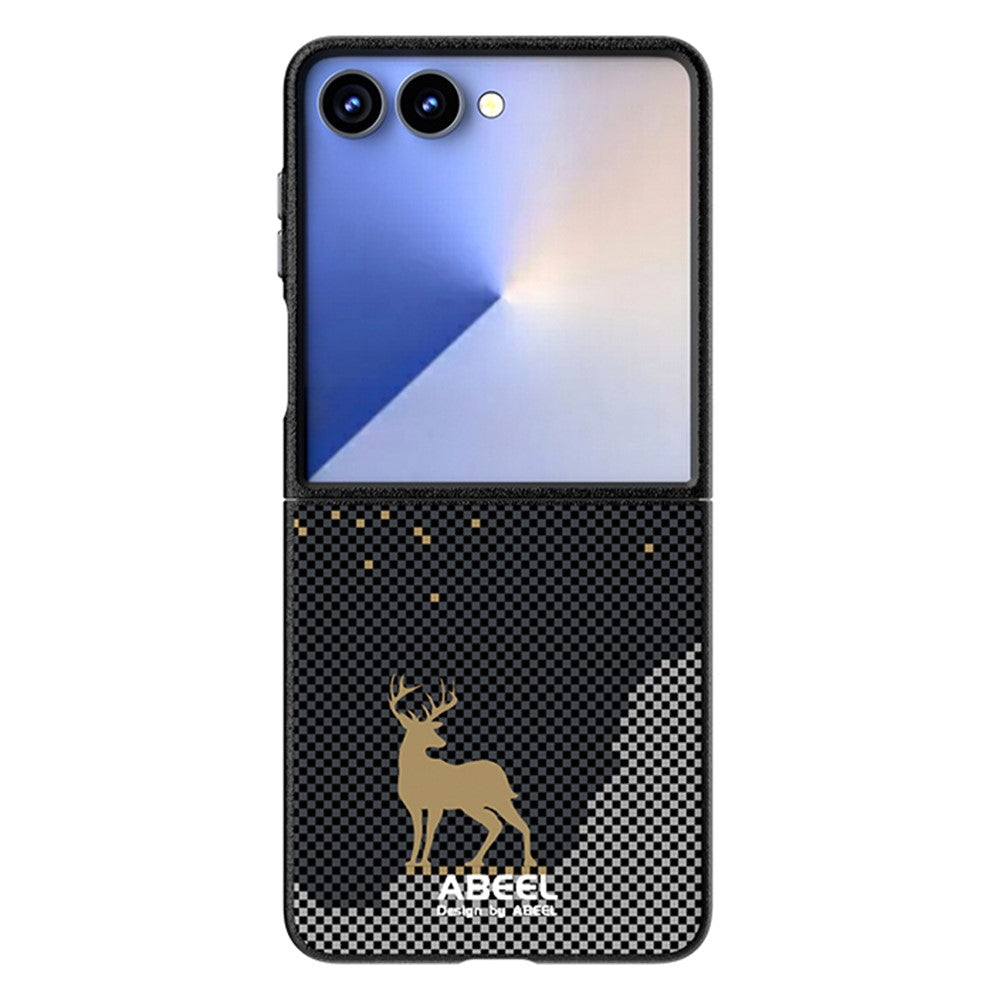 ABEEL For Samsung Galaxy Z Flip7 5G Case Compatible with MagSafe Ultra Slim PC Phone Back Cover - Deer