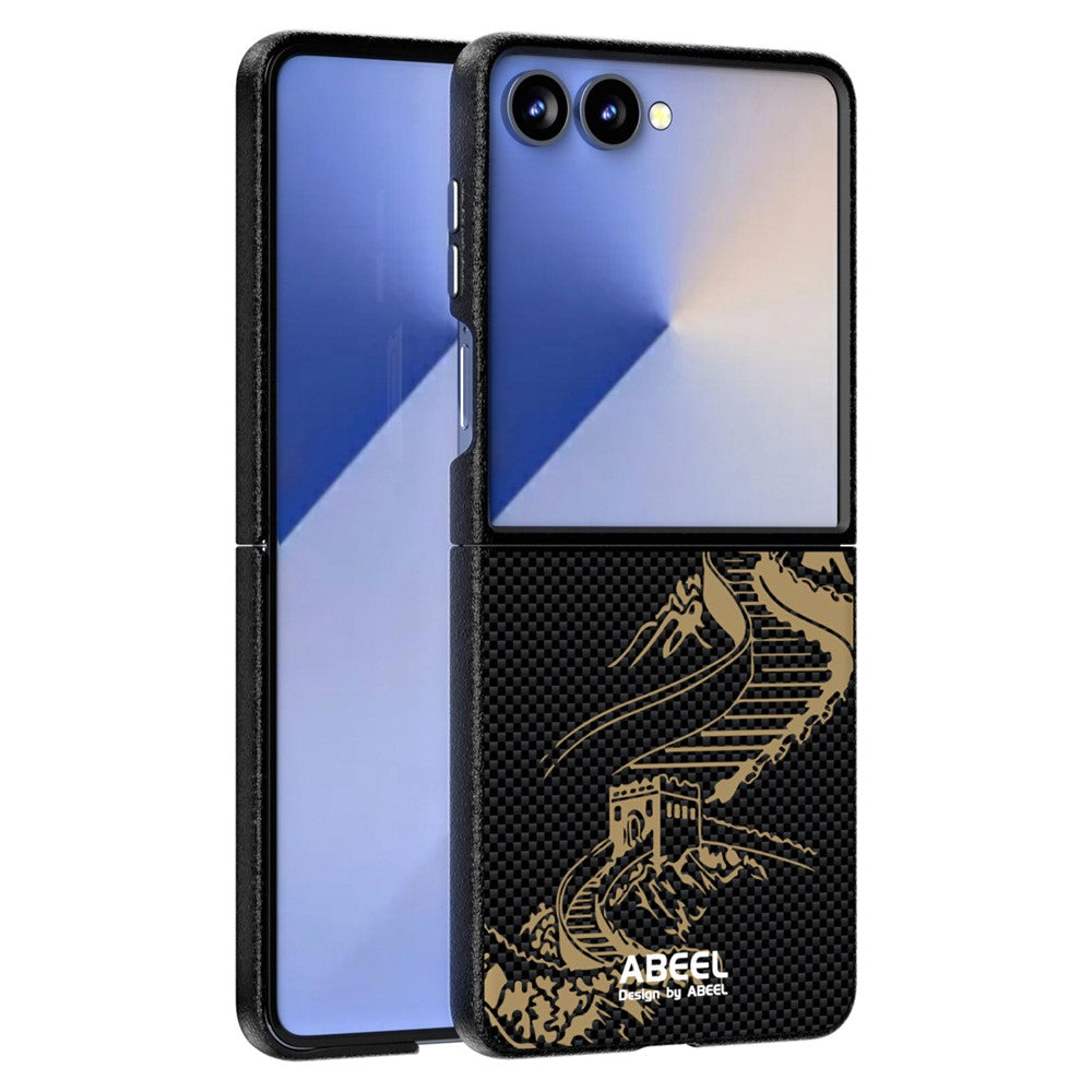 ABEEL For Samsung Galaxy Z Flip7 5G Case Compatible with MagSafe Ultra Slim PC Phone Back Cover - The Great Wall