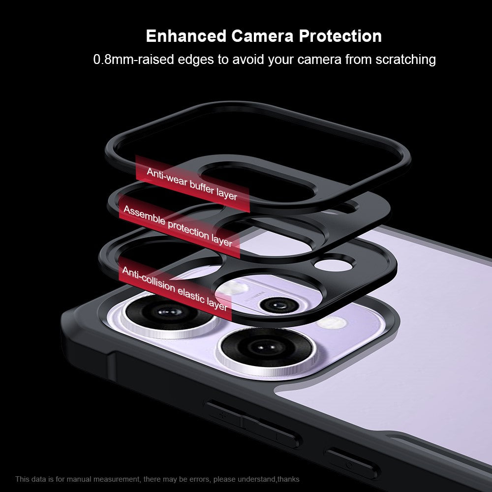 XUNDD For Oppo Reno14 Pro 5G (Global) Case Dropproof TPU + Acrylic Clear Back Phone Cover