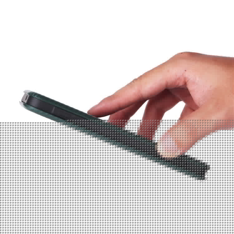 For Samsung Galaxy M56 5G Case Carbon Fiber Texture Drop-Proof PU Leather Phone Cover - Green