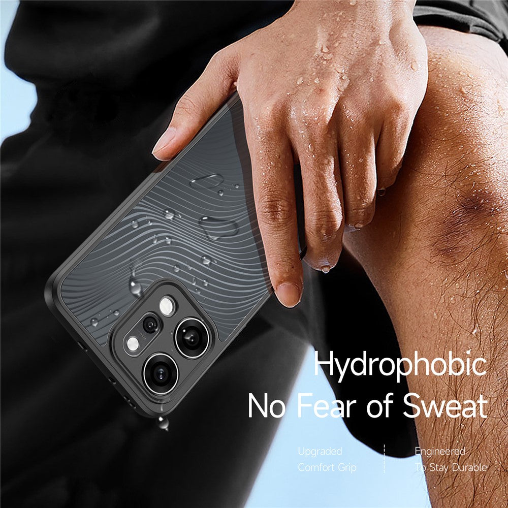 For Oppo Reno14 Pro 5G (Global) Case DUX DUCIS Aimo Series TPU+PC Matte Drop-Proof Phone Cover (REACH Certification) - Black