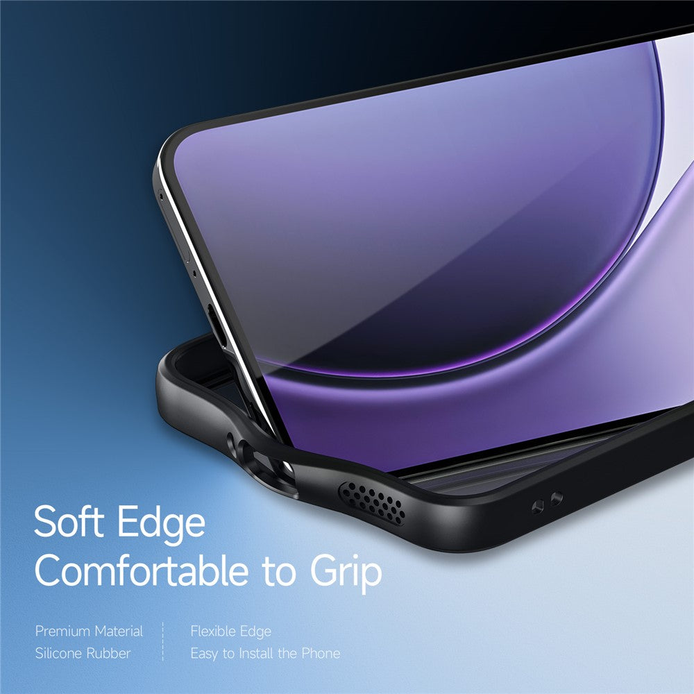 For Oppo Reno14 Pro 5G (Global) Case DUX DUCIS Aimo Series TPU+PC Matte Drop-Proof Phone Cover (REACH Certification) - Black