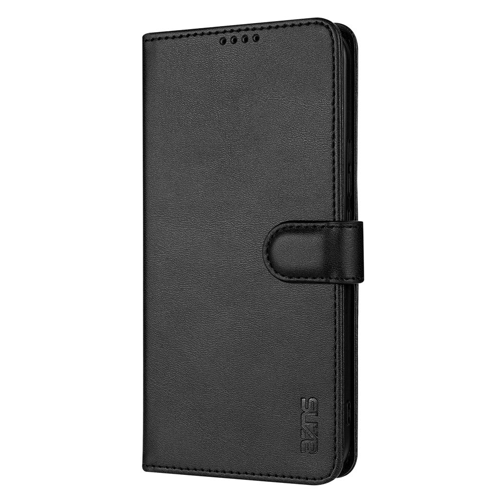 AZNS For Oppo Reno14 5G (Global) Case PU Leather Wallet Phone Cover - Black