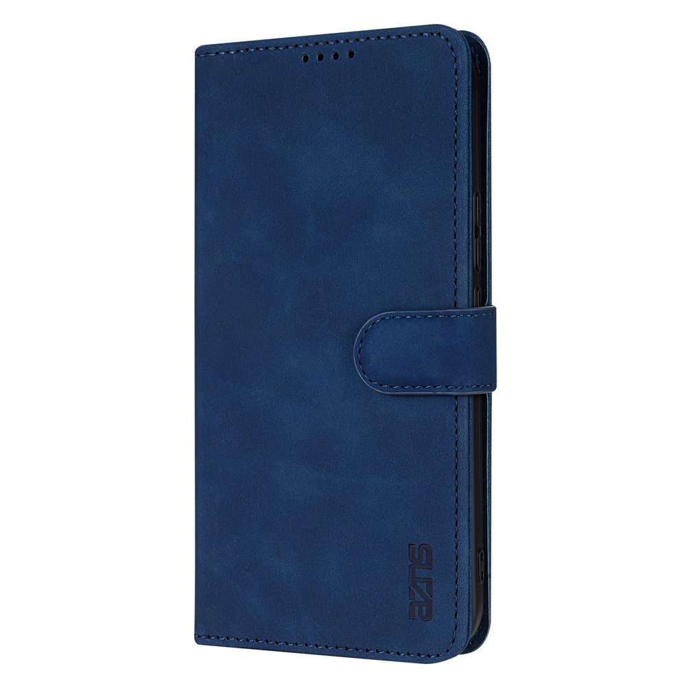 AZNS For Oppo Reno14 5G (Global) Case PU Leather Wallet Phone Cover - Blue