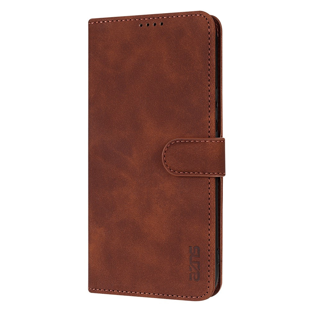 AZNS For Oppo Reno14 5G (Global) Case PU Leather Wallet Phone Cover - Brown