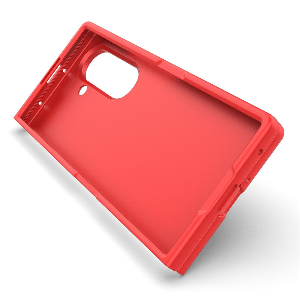 For Samsung Galaxy Z Fold7 5G Case Anti-Drop Soft TPU Rugged Phone Back Cover - Red