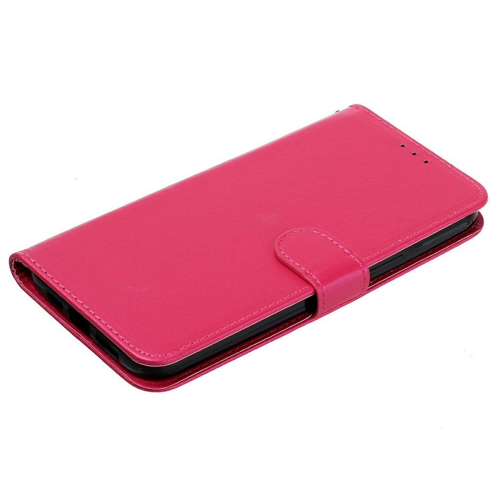 For iPhone 17 Pro Max Case PU Leather Flip Phone Cover Wallet Card Slot Holder - Rose
