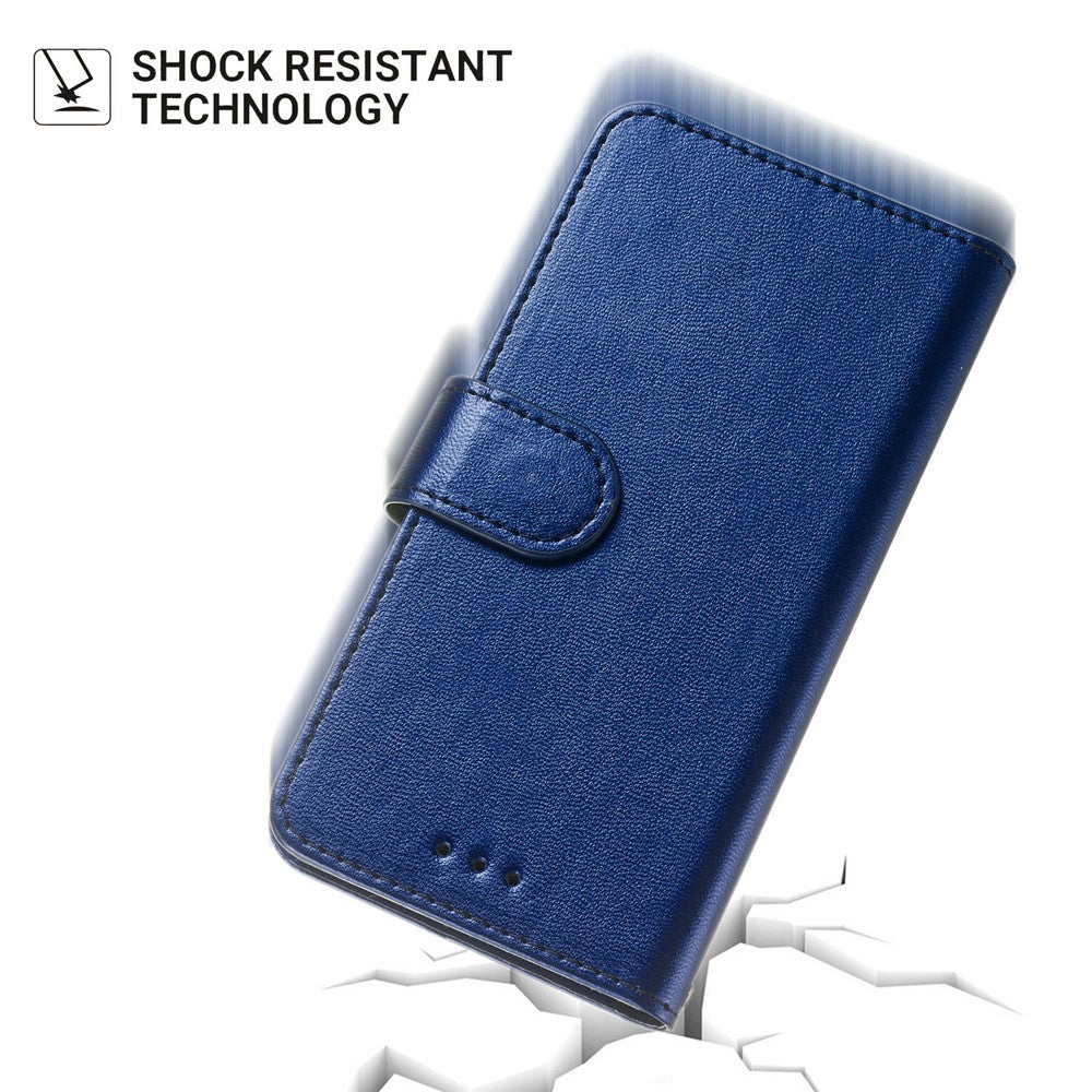 For iPhone 17 Pro Max Case PU Leather Flip Phone Cover Wallet Card Slot Holder - Blue
