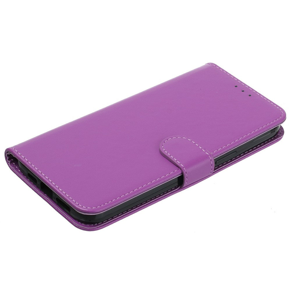 For iPhone 17 Pro Max Case PU Leather Flip Phone Cover Wallet Card Slot Holder - Purple