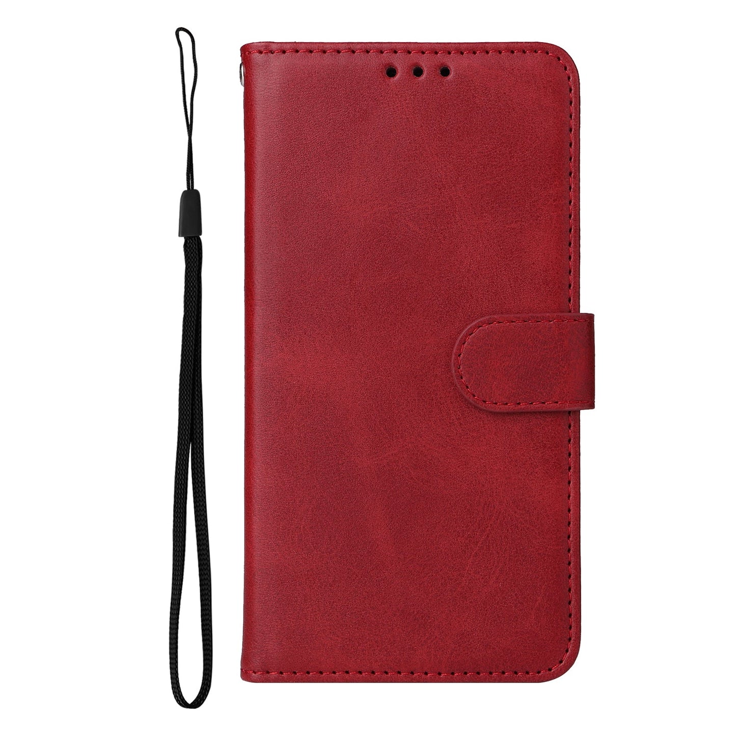For Samsung Galaxy M56 5G Case Wallet PU Leather Folio Flip Phone Cover - Red