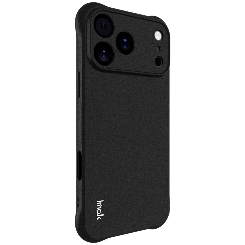 IMAK For iPhone 17 Pro Max Case TPU Phone Cover Airbag Shockproof Protection - Matte Black