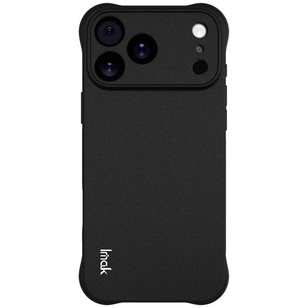 IMAK For iPhone 17 Pro Max Case TPU Phone Cover Airbag Shockproof Protection - Matte Black