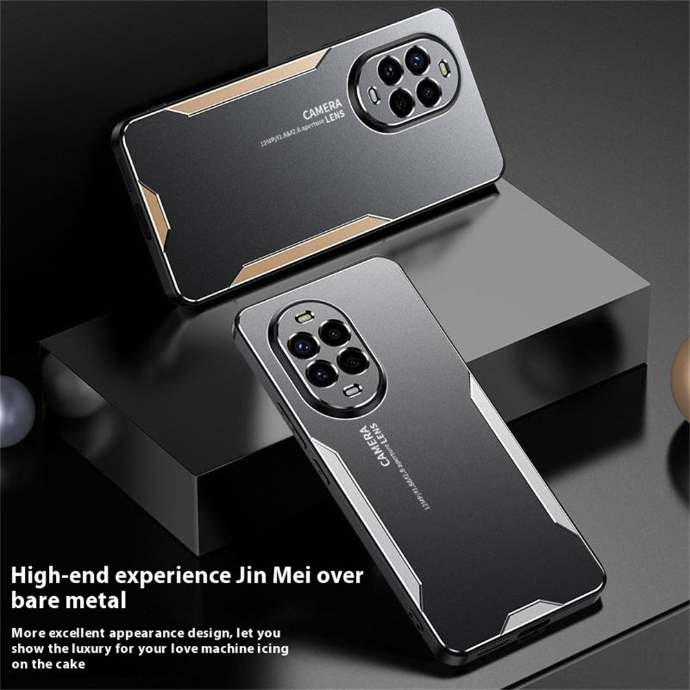 For Oppo Reno14 Pro 5G (Global) Phone Case Aluminium Alloy TPU PC Back Cover - Silver