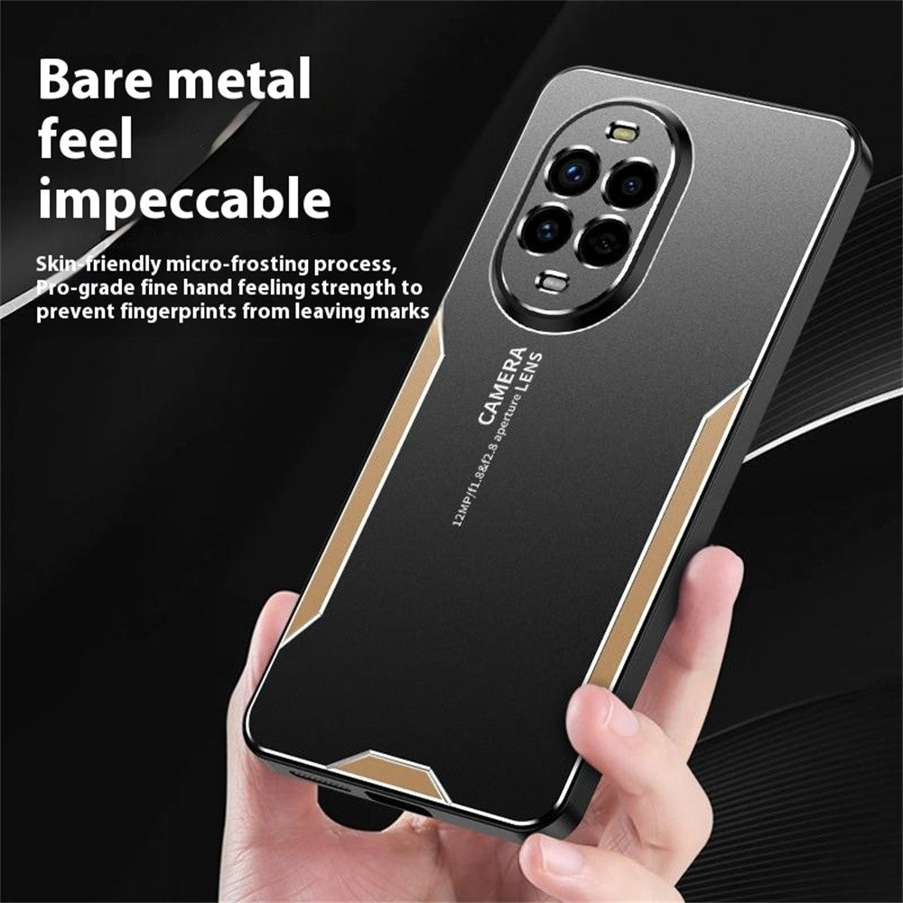 For Oppo Reno14 Pro 5G (Global) Phone Case Aluminium Alloy TPU PC Back Cover - Red