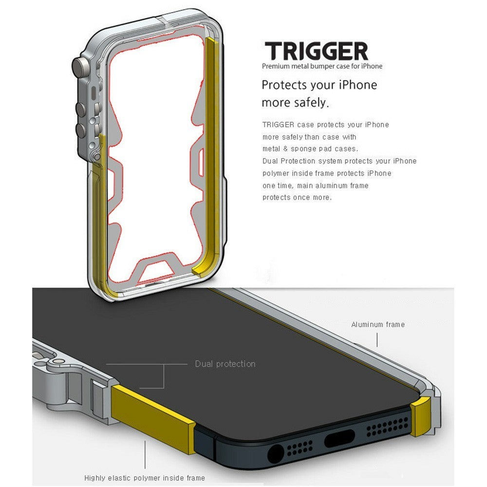 For Oppo Reno14 5G (Global) Bumper Case Aluminium Alloy Metal Phone Shell Cover with Strap - Silver