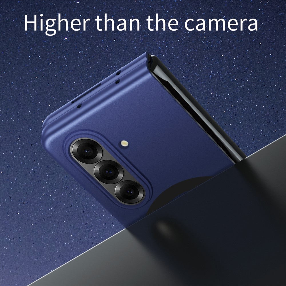 For Samsung Galaxy Z Fold7 5G Case Compatible with MagSafe Skin-Touch Matte Hard PC Phone Cover - Purple