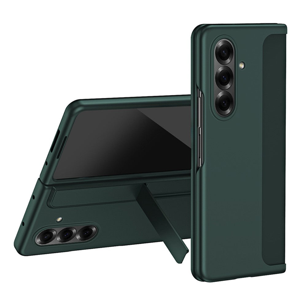 For Samsung Galaxy Z Fold7 5G Case Kickstand Hard PC Slim Phone Cover with Stylus - Green