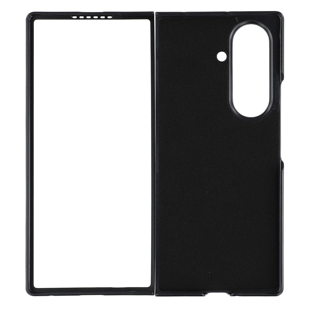 X-LEVEL For Samsung Galaxy Z Fold7 5G Case Carbon Fiber Texture PU Leather + PC Phone Cover - Green