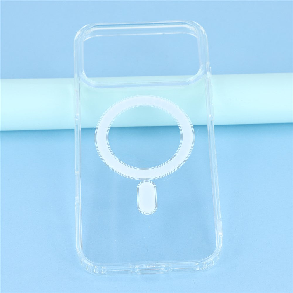 For iPhone 17 Pro Max Case Compatible with MagSafe TPU + Acrylic Clear Phone Cover
