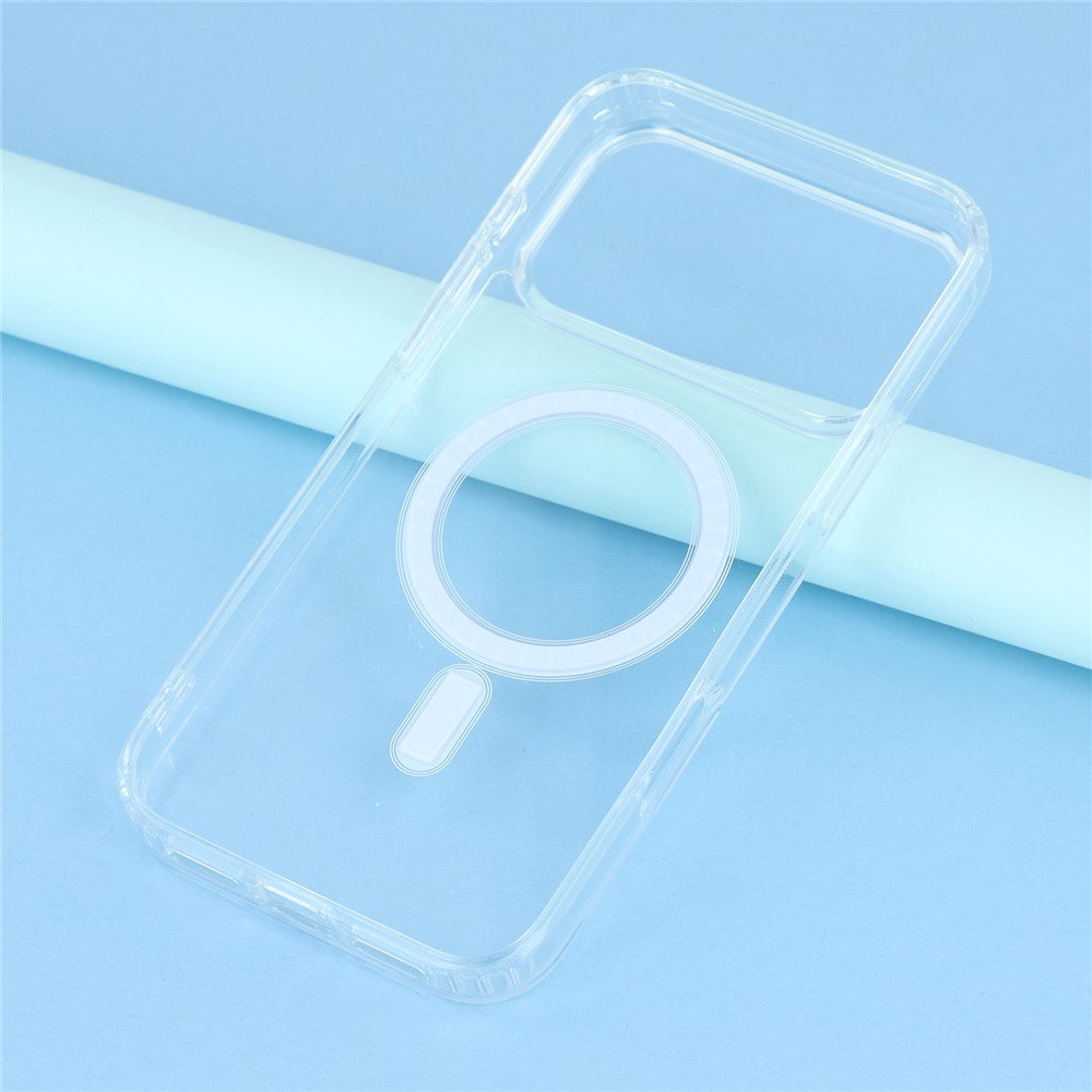 For iPhone 17 Pro Max Case Compatible with MagSafe TPU + Acrylic Clear Phone Cover