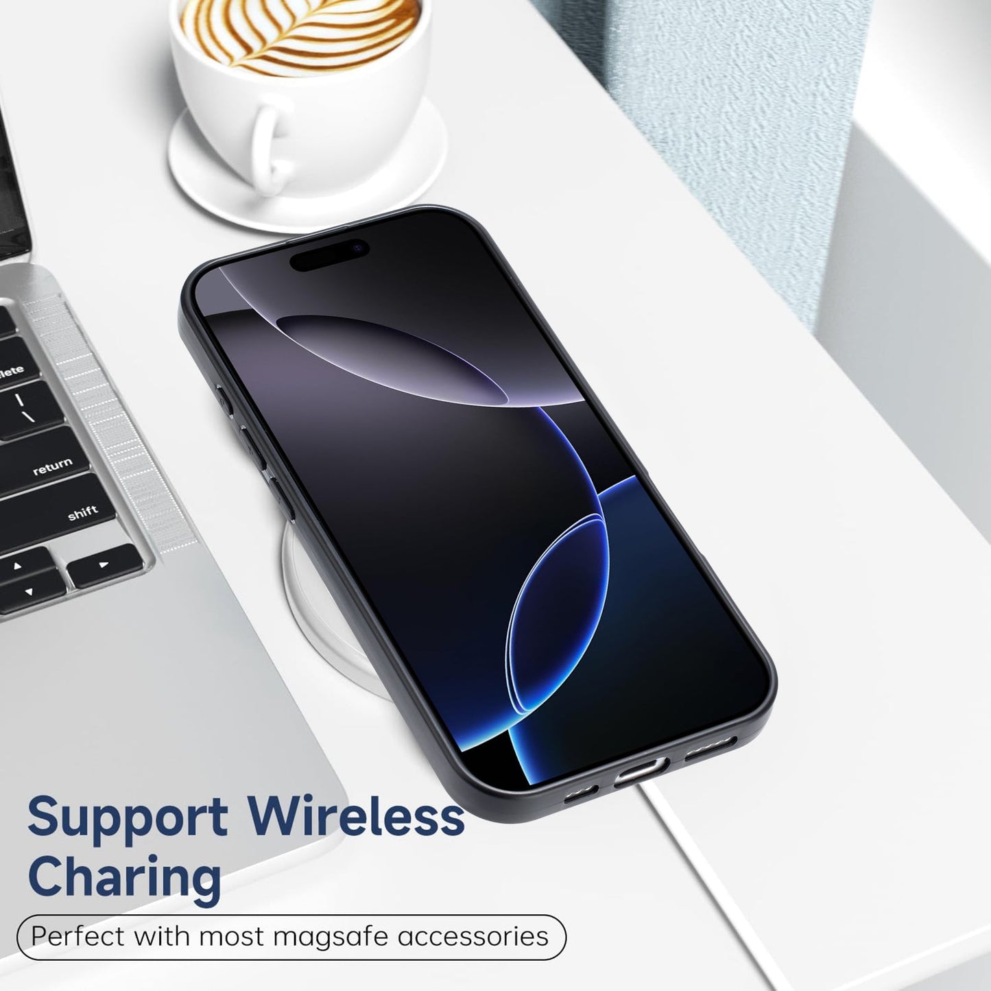 For Oppo Reno13 Pro 5G TPU Case Soft Matte Anti-fingerprint Phone Back Cover - Black